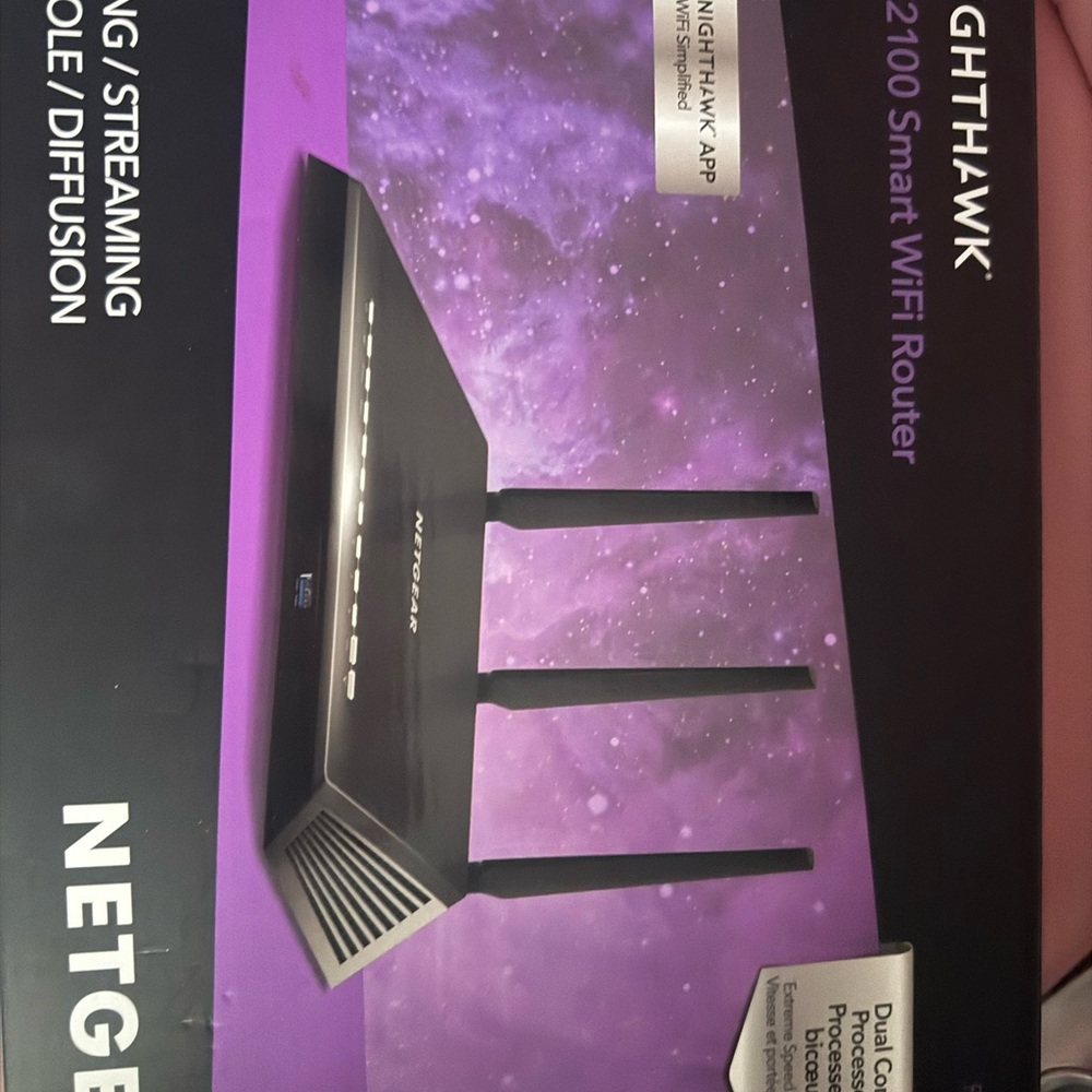 NETGEAR Nighthawk Black Smart WiFi Router